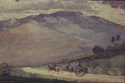 Volante na horské cestě, Kuba od Winslow Homer