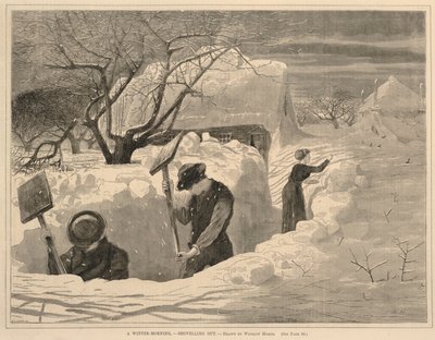Zimní ráno-vyjížďka, z Každé soboty, 14. ledna 1871 od Winslow Homer