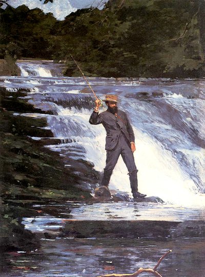 Rybář, 1874 od Winslow Homer
