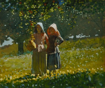 Sběr jablek od Winslow Homer