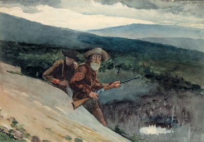 Lov medvěda, Prospect Rock od Winslow Homer