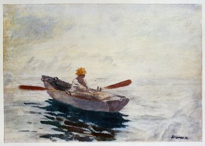 Chlapec ve člunu od Winslow Homer