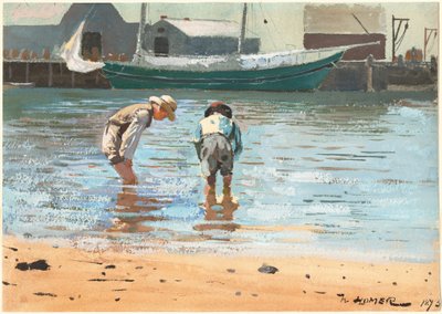 Chlapci brodění od Winslow Homer