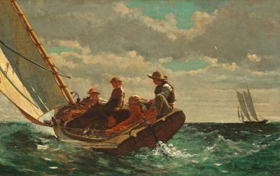 Breezing Up (A Fair Wind) 1873-76 od Winslow Homer