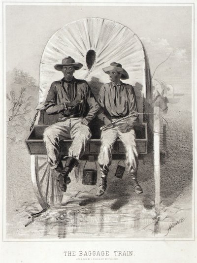 Náčrty kampaně: Vlak se zavazadly od Winslow Homer
