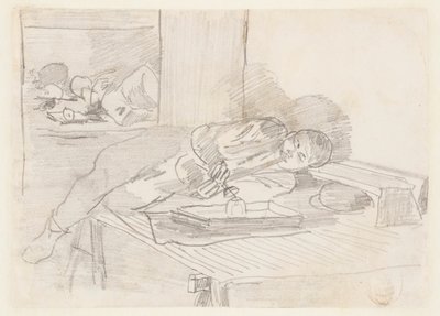Číňan kouří opiovou dýmku v Baxter Street Club House, New York City od Winslow Homer