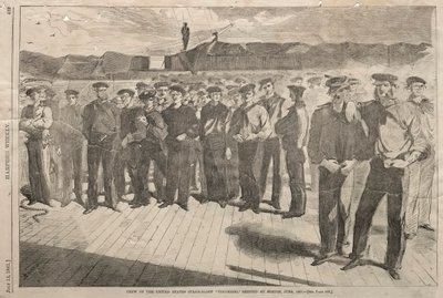 Posádka United States Steam-Sloop Colorado, odeslána v Bostonu, červen 1861, 1861. od Winslow Homer
