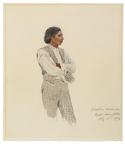 David Pharohh, Poslední z Montauků, 1874 od Winslow Homer