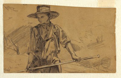 Kresba, Senoseč, asi 1864 od Winslow Homer