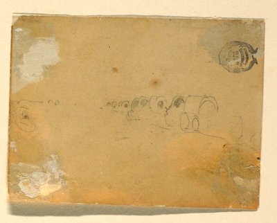 Kresba, náčrtek vlaku, 1862 od Winslow Homer