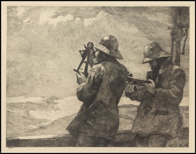 Osm zvonů, 1887, pravděpodobně vytištěno kolem roku 1940 od Winslow Homer