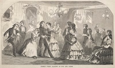 Family Party Playing at Fox and Huss, 1857. od Winslow Homer