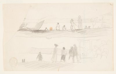 Postavy Při pohledu Směrem k zálivu od Winslow Homer