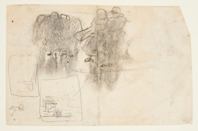 Postavy v Lee of Building with Ocean Beyond, Cullercoats, Anglie od Winslow Homer