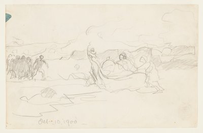 Rybáři na pláži Dory od Winslow Homer