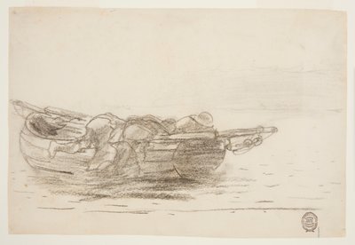 Rybáři šplhající přes Gunwales, Cullercoats, Anglie od Winslow Homer