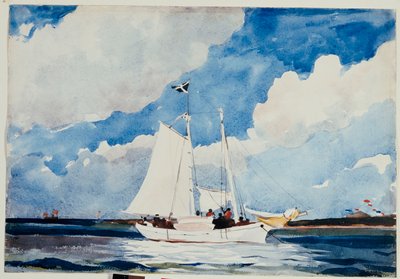 Fishing Schooner, Nassau, c.1898-99 od Winslow Homer
