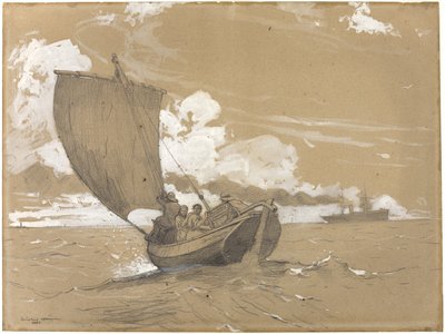 Rybaření u Scarborough od Winslow Homer