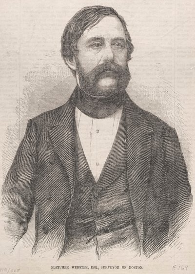 Fletcher Webster, Esq., Surveyor of Boston, 1859. od Winslow Homer