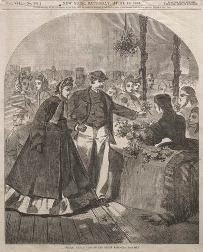 Květinové oddělení Velkého veletrhu od Winslow Homer