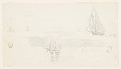Čtyři škunery od Winslow Homer