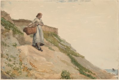 Dívka nesoucí košík od Winslow Homer