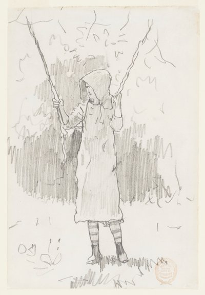 Dívka na houpačce od Winslow Homer