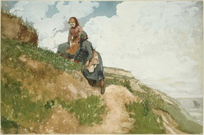 Dívky na útesu od Winslow Homer