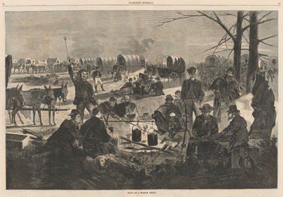 Zastavení vozu; od Harpera od Winslow Homer