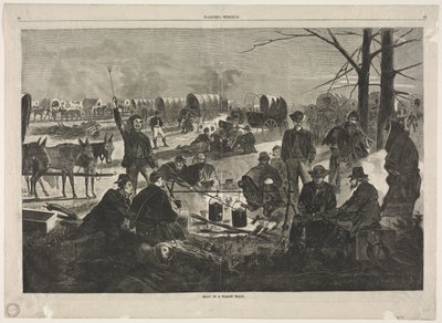 Zastavení vozového vlaku, 1864. od Winslow Homer