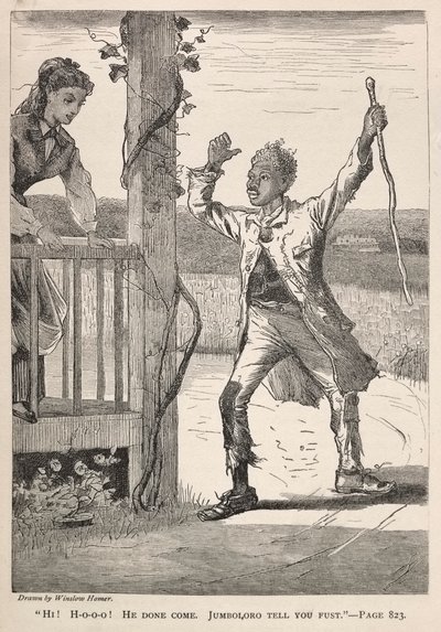 Ahoj! H-O-O-O! On Done Pojď. Jumboloro Tell You First., 1869. od Winslow Homer