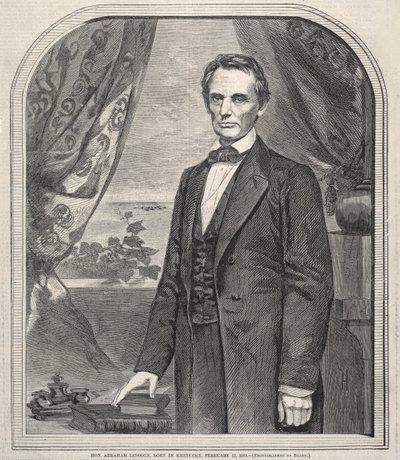 Honzo Abraham Lincoln, narozen v Kentucky, 12. února 1809, 1860. od Winslow Homer
