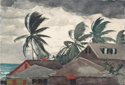 Hurikán, Bahamy, 1898. od Winslow Homer