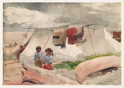 Indian Camp, Roberval, P.Q. od Winslow Homer