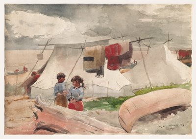 Indian Camp, Roberval, P.Q. od Winslow Homer