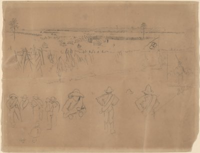 Sestavy a zákopy [recto], 1864. od Winslow Homer