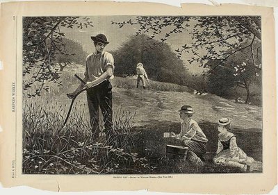 Výroba sena od Winslow Homer