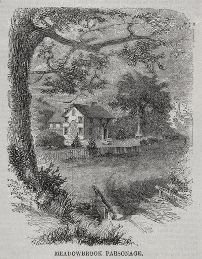 Meadowbrook Parsonage, 1860. od Winslow Homer