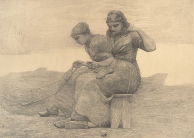 Mending the Tears, 1888. od Winslow Homer