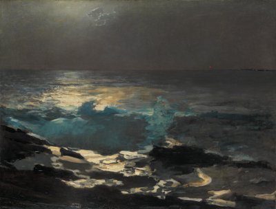 Moonlight, Wood Island Light, 1894. od Winslow Homer