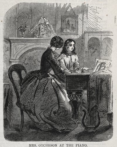 Paní Otcheson u klavíru, 1860. od Winslow Homer