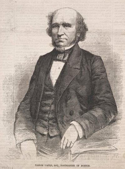 Nahum Capen, Esq., poštmistr v Bostonu od Winslow Homer