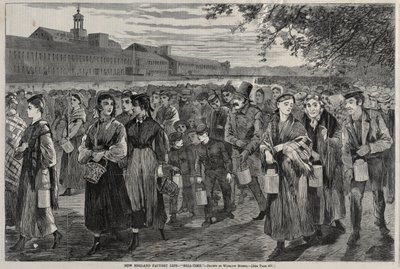Život továrny New England - Bell-Time, 1868. od Winslow Homer
