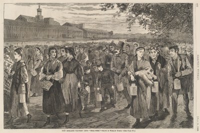 New England Factory Life - Bell-Time, publikoval 1868. od Winslow Homer