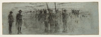 Důstojník a pobočník inspekce letky od Winslow Homer