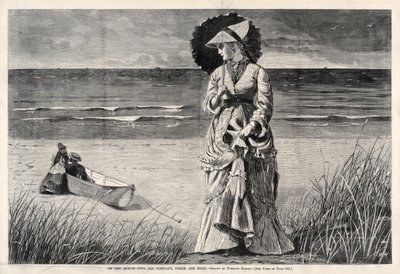 Na pláži – Dva jsou společnost, tři už nikdo od Winslow Homer