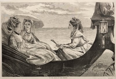 Na pláži v Long Branch, 1870. od Winslow Homer