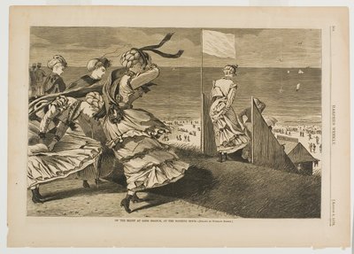 Na útesu v Long Branch, v hodině koupání od Winslow Homer