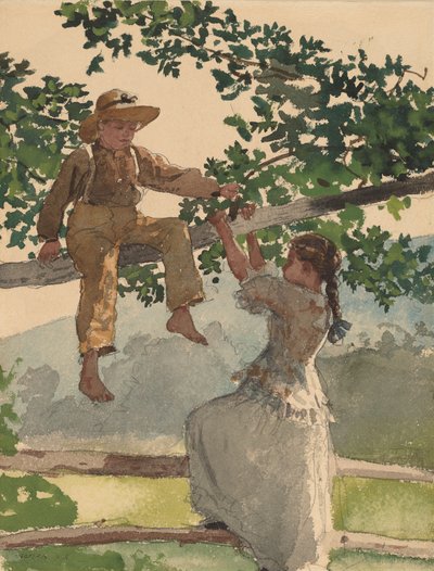 Na plotě, 1878. od Winslow Homer