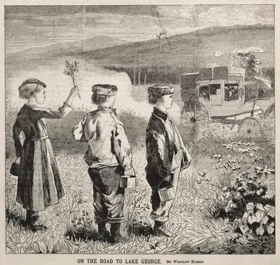 Na cestě k jezeru George, 1869. od Winslow Homer